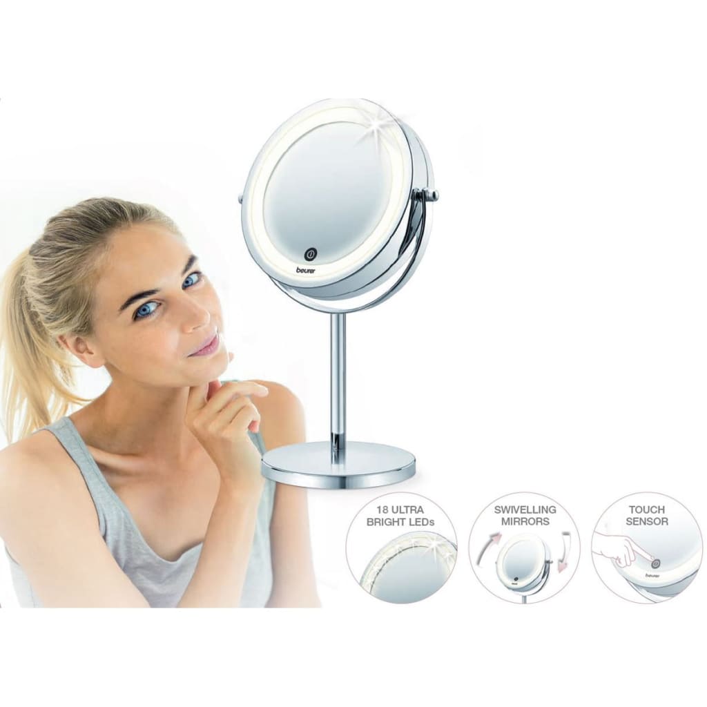 VidaXL - Beurer Verlichte cosmeticaspiegel 13cm BS 55